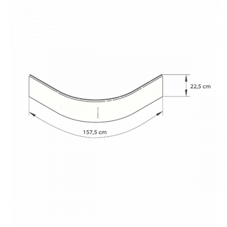 Панель к поддону Deante PLUS II, KTU 031B KTU_031O