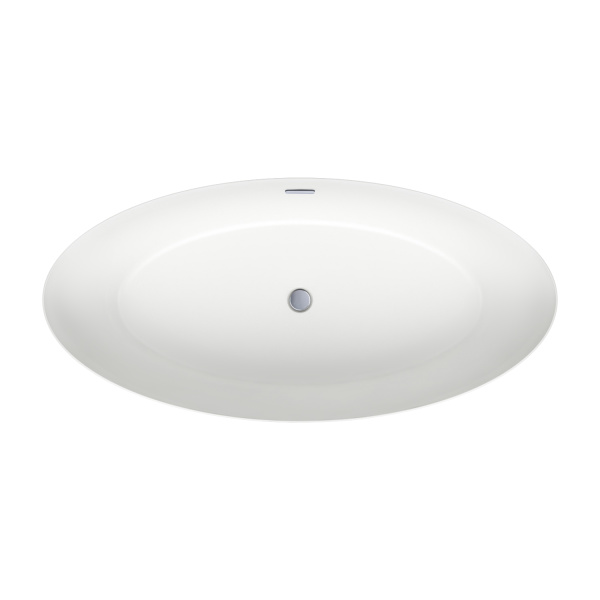 Акриловая ванна в наборе 4 в 1: отдельностоящая ванна, ножки, экран, слив-перелив Wellsee Grand Prix 235601001