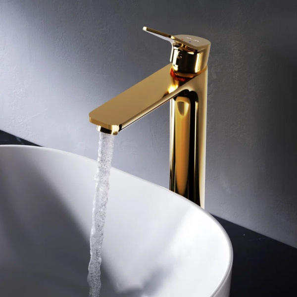 F85A92099 X-Joy Смеситель для умывальника AM.PM высокий, золото