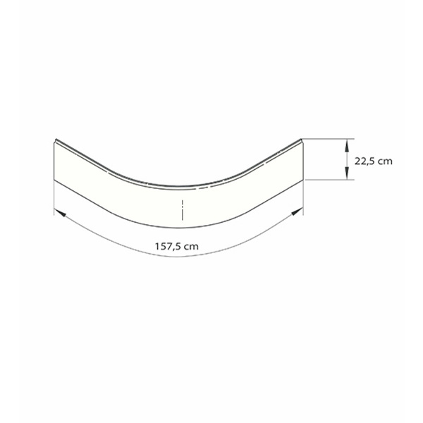 Панель к поддону Deante PLUS II, KTU 031B KTU_031O