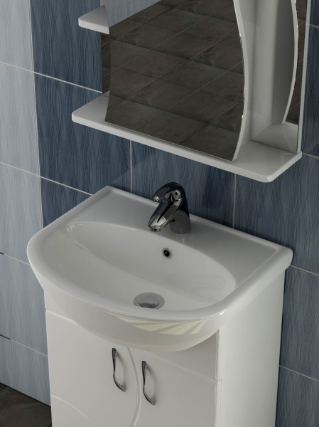 Тумба под раковину напольная VIGO Alessandro tn.ALE.UYU.55.2D, 55 см