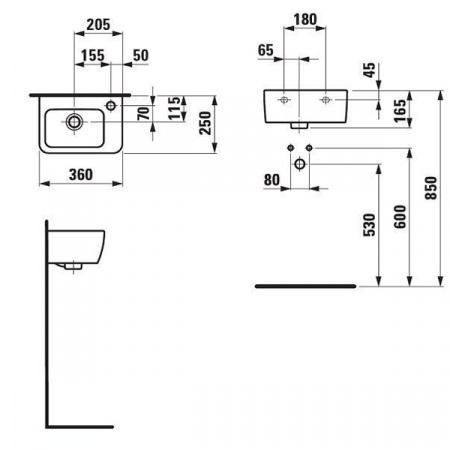 Раковина Laufen 8169550001061