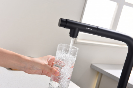 Смеситель для кухни Paulmark VIPER Vi213105-401, антрацит