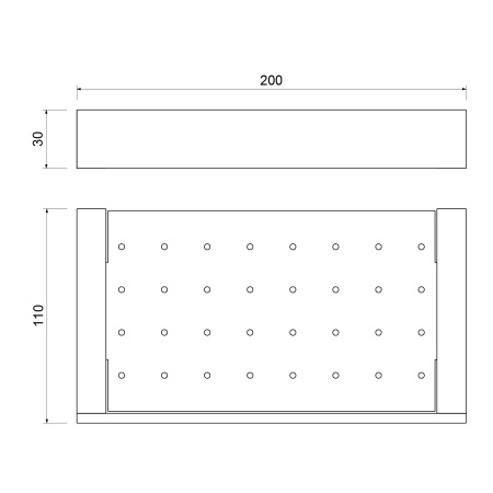 Полка металлическая Timo Petruma 15222/03, черный