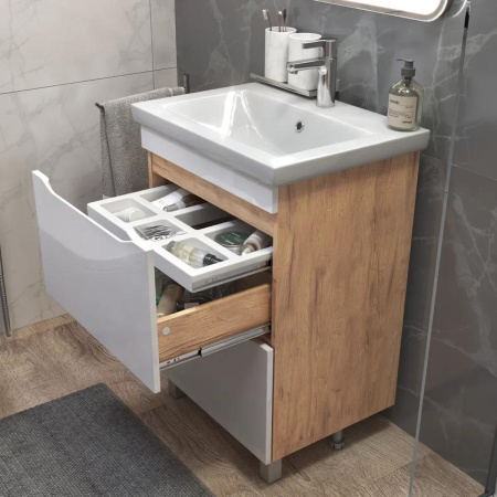 Тумба под раковину напольная VIGO Grani 201 дуб золотой, 60 см