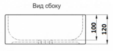 Раковина накладная CeramaLux 9011