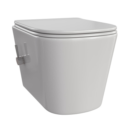 Унитаз Taliente Correto CR25200+SMcromo подвесной