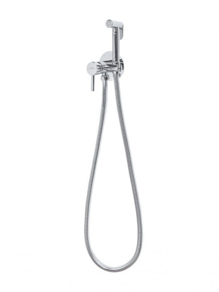 Смеситель встраиваемый с гигиеническим душем Hansberge H3099 Хром