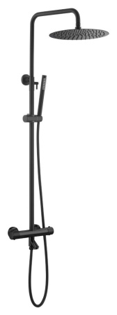 Душевая стойка Boheme Uno 468-T-B Black, с термостатом