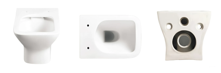 Унитаз ELLERO Aria PP подвесной безободковый Ceruttispa CT10481 (520x350x360)