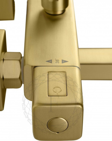 Душевая система FILARETE FL2050 с термостатом (Матовое золото)