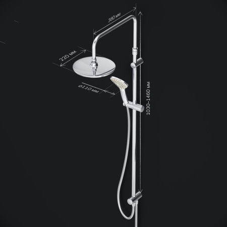 Душевая система AM.PM F0790000 Gem