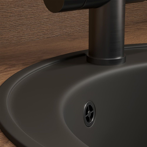 Кухонная мойка Reflection Arena RF0148BL, черный