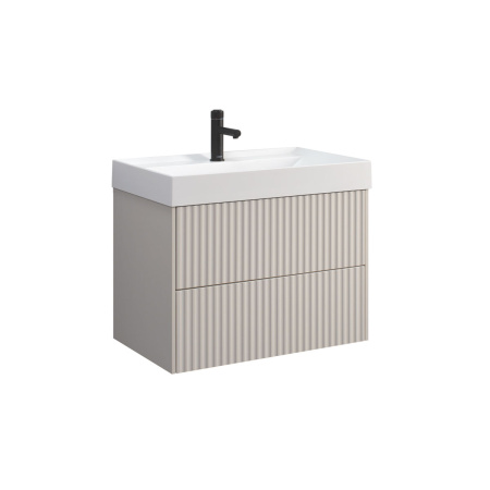 Тумба под умывальник Belux подвесная Сиртаки 70-02, Светлый Миндаль матовый