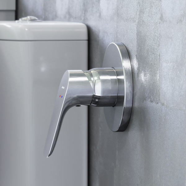 777500001 Jupiter Смеситель Damixa монтируемый в стену, хром