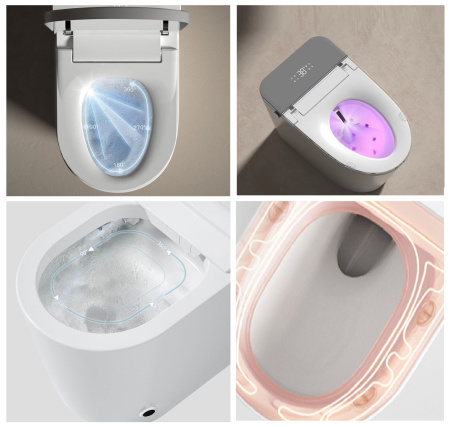 Унитаз ESTER Smart напольный с дистанционным управлением Ceruttispa CT10617 (680x400x470)