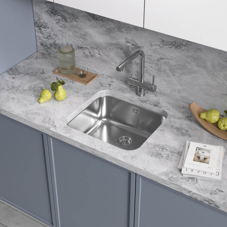 Кухонная мойка Reflexion Orta RX2449SS полированная сталь