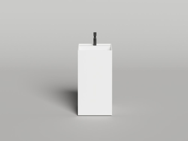 Раковина напольная Salini ARMONIA SQUARE TOP 01 без отверстия под смеситель покраска по RAL полностью, 130521TMF