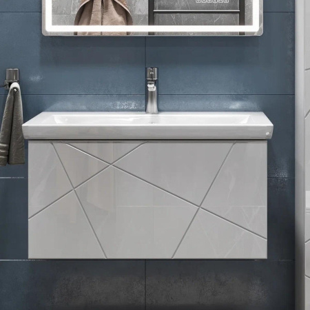 Тумба под раковину подвесная VIGO Geometry 035, 80 см