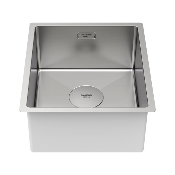 Мойка Paulmark NEXT 38 UNI PM213844-BS 440х380х200 мм, нержавеющая сталь, нержавеющая сталь