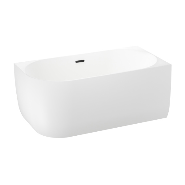 Акриловая ванна в наборе 4 в 1: пристенная ванна (правый разворот), каркас, экран, слив-перелив Wellsee Belle Spa 235702003