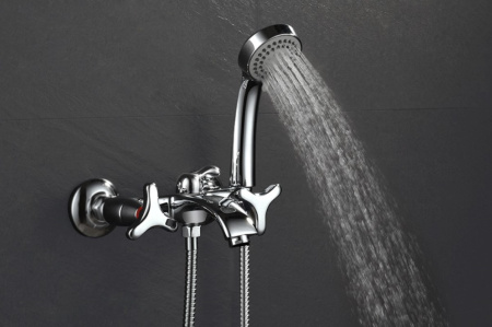 Смеситель для ванны D&K Hessen DA1383241, хром