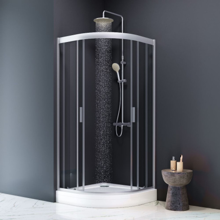 W88T-205-090W64 X-Joy Twin Slide Душевой поддон AM.PM, 90x90