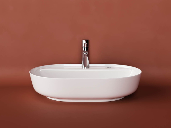 Умывальник накладной Ceramicanova MODO 610*450*135мм, Белый, CN2004