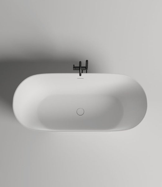 Ванна отдельностоящая Salini MONA 180x80 RAL полностью, S-Stone, матовый 102921MF