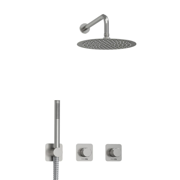A6451.296.097.121.275.100.276  Встраиваемый комплект для душа WasserKRAFT с верхней душевой насадкой и лейкой