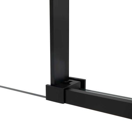 Душевой уголок Vincea Slim Soft VSR-1SS8010CLB, 1000*800, черный, стекло Прозрачный