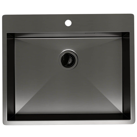 Кухонная мойка Reflexion Iseo RX2260BL оружейная сталь
