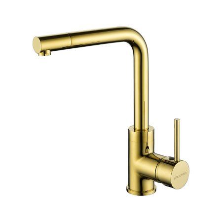 Смеситель для кухни Paulmark HONNER Ho212018-G, золото