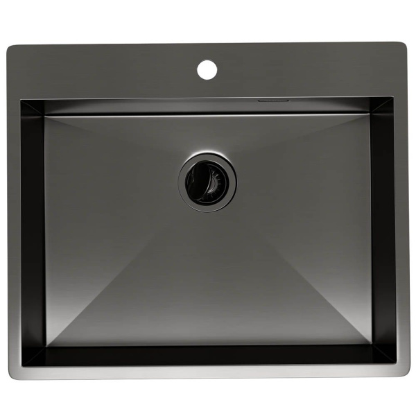 Кухонная мойка Reflexion Iseo RX2260BL оружейная сталь