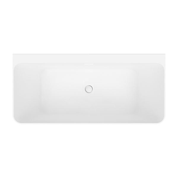 Акриловая ванна в наборе 4 в 1: пристенная ванна, ножки, экран, слив-перелив Wellsee Bromance 231601002