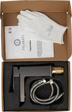 Cмеситель для раковины FILARETE Fing FL5040 (Графит)