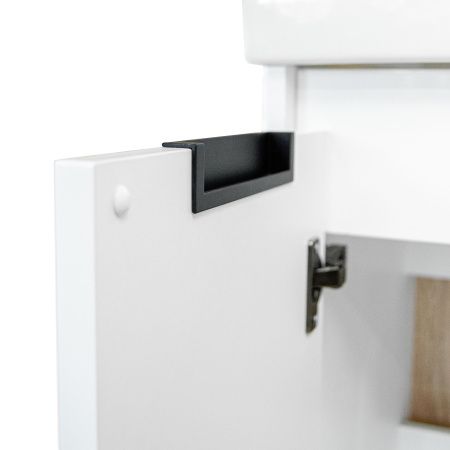 Тумба подвесная BRIZ Вена 90 с умывальником Грэйс, 239 03-20090-15 00 БЕЛ