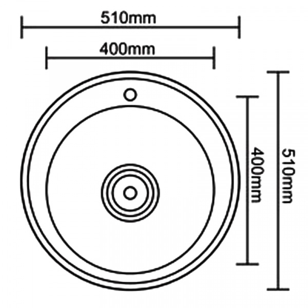 Кухонная мойка Ledeme L65151-6 51x51