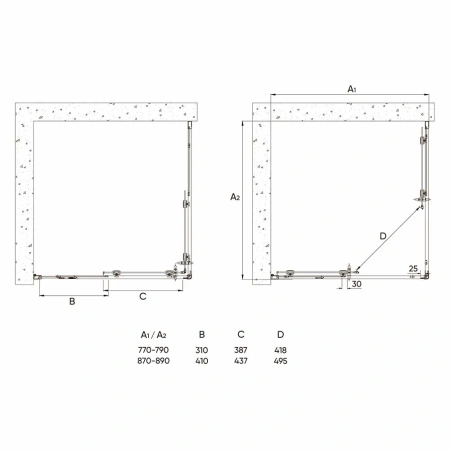 Душевой угол Veconi Rovigo RV-113B, 800x800x1850, черный, стекло прозрачное, RV113B-80-01-C4