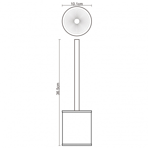 Щетка для унитаза WasserKRAFT Rossel K-5727