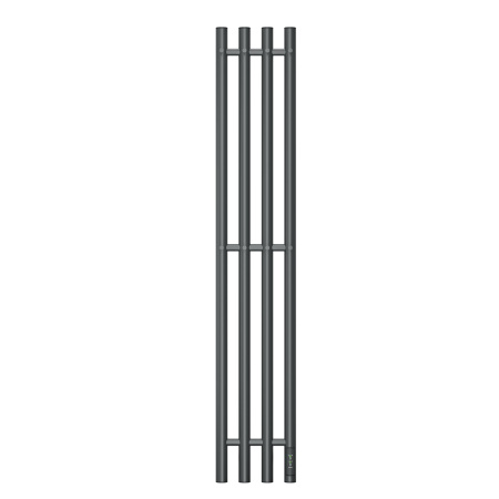 Полотенцесушитель электрический REFLEXION Намиб RXT0211018GF 1100x180 с крючками, графит металлик