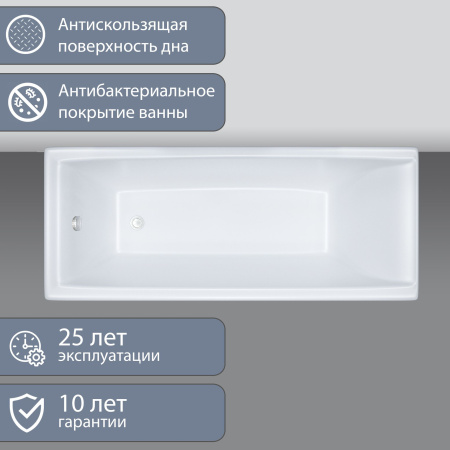 Акриловая ванна Triton Джена 150