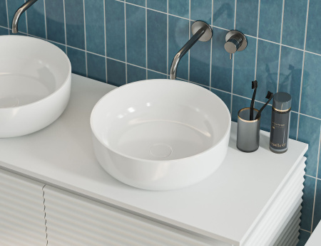 Умывальник Турин 410 Круг, Белый