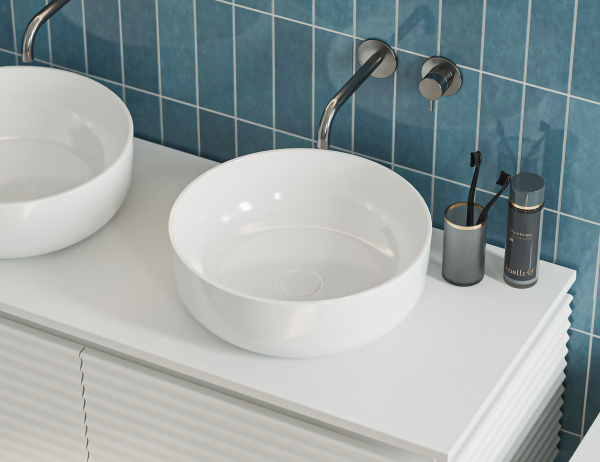 Умывальник Турин 410 Круг, Белый