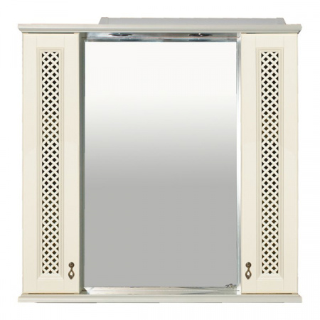 Зеркало-шкаф Misty Вивьен 80 слоновая кость