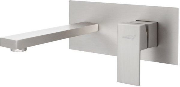 Смеситель встраиваемый для раковины Hansberge H688 Никель