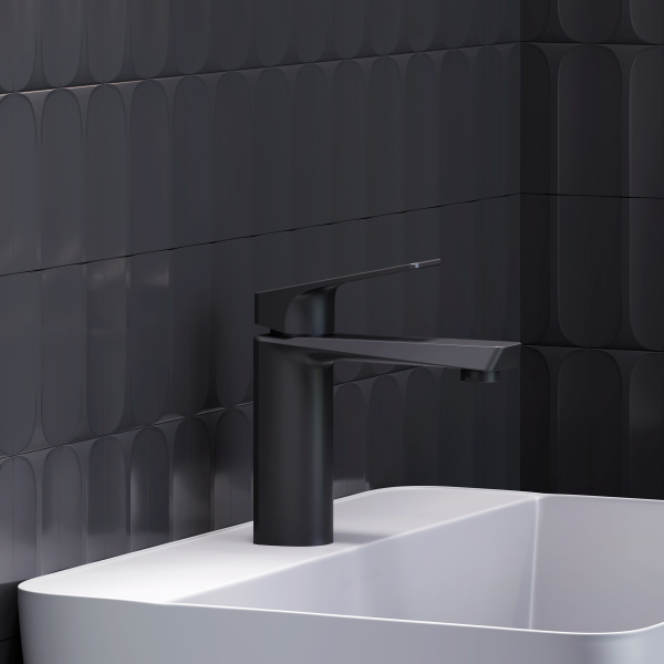 400210300 Merkur Смеситель для умывальника Damixa, чёрный