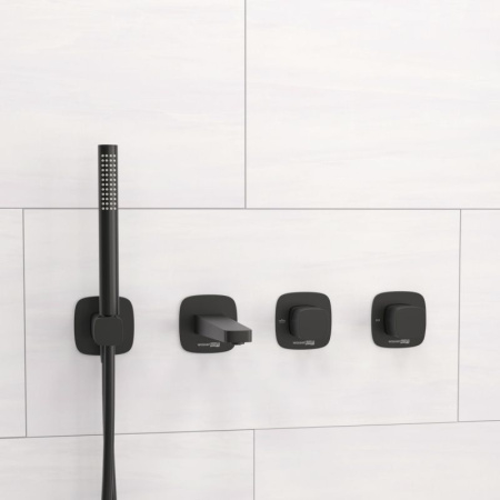 Встраиваемый комплект для ванны WasserKRAFT с лейкой и изливом A9151.264.315.327.242.217