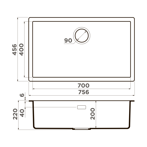 Кухонная мойка Omoikiri Yamakawa 75T-Integra-WH Tetogranit/белый 4997279