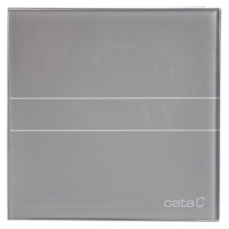 Вентилятор Cata E-100 GST (GLASS SILVER TIMER)